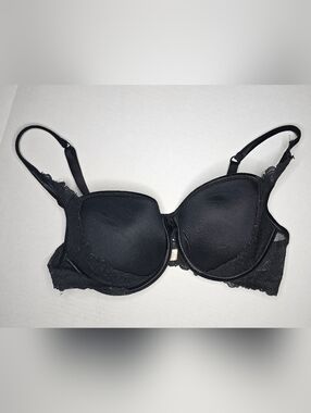 [Victoria's Secret] Black Laced Bra 《36C》No Underwire ☆Lightly Padded